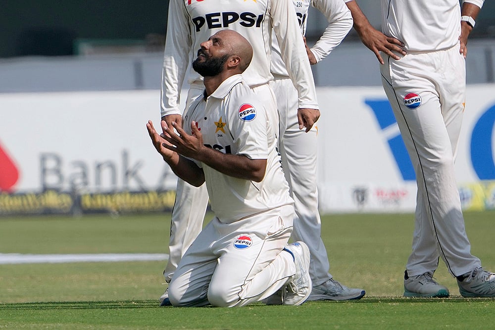 Pakistan vs England 2nd Test Cricket Day 3 Photo gallery_Sajid Khan 