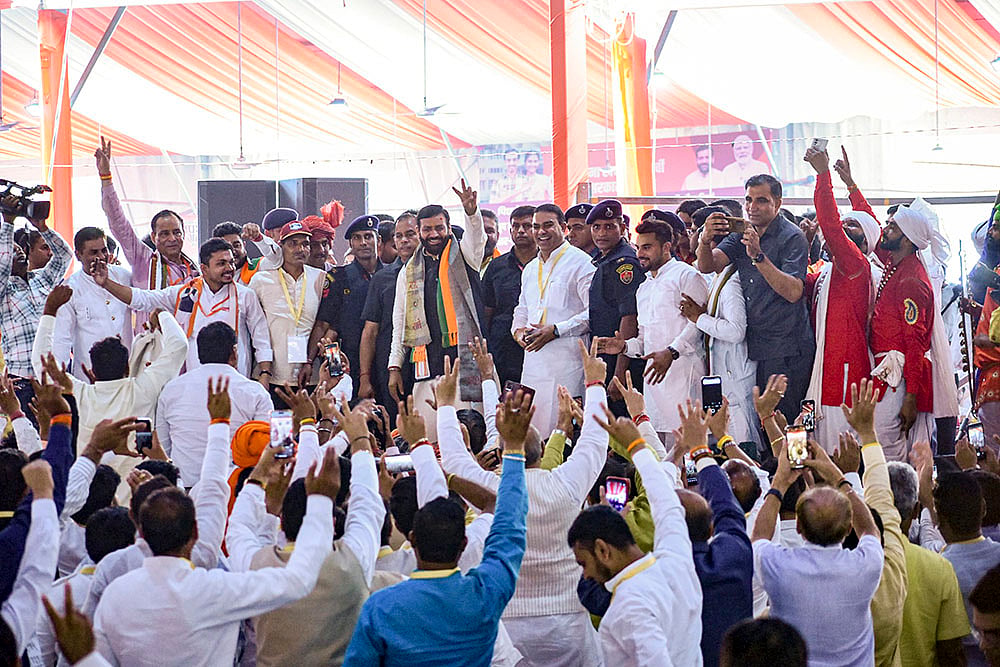 Nayab Sainis oath ceremony as the Chief Minister of Haryana_9