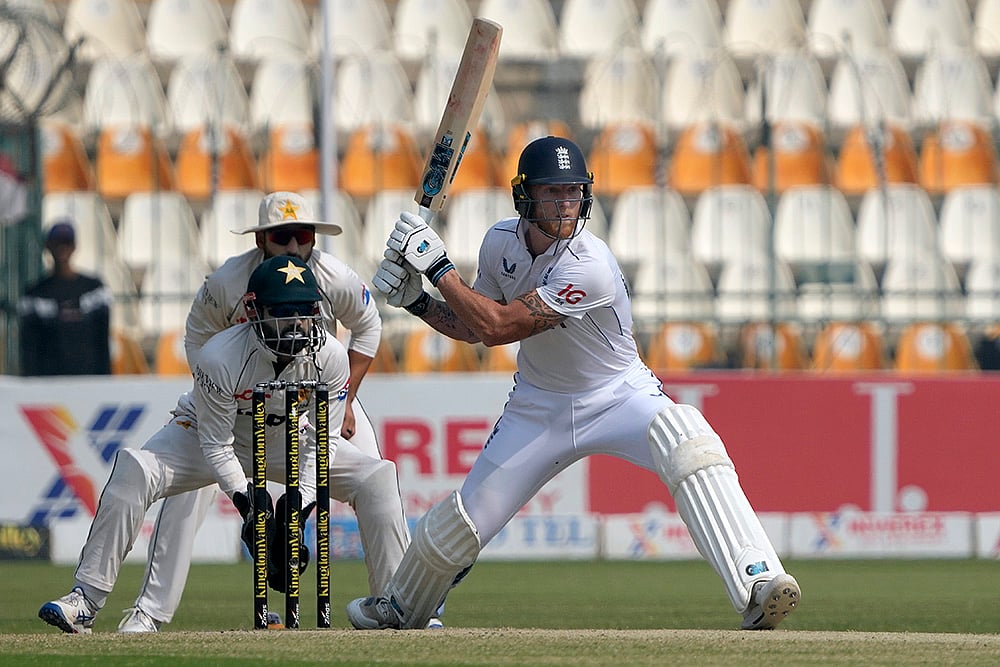 Pakistan vs England cricket 2nd Test Cricket Day 4 Photo gallery_Ben Stokes