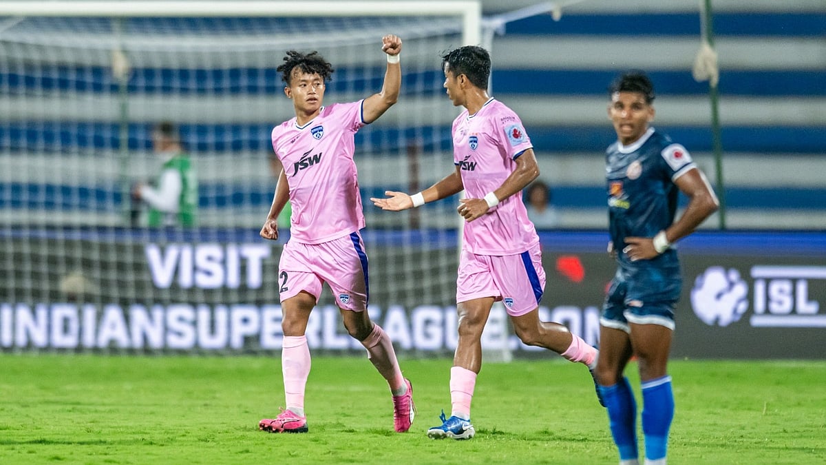 Bengaluru celebrate win against Punjab FC at Sree Kanteerava - ISL/FSDL