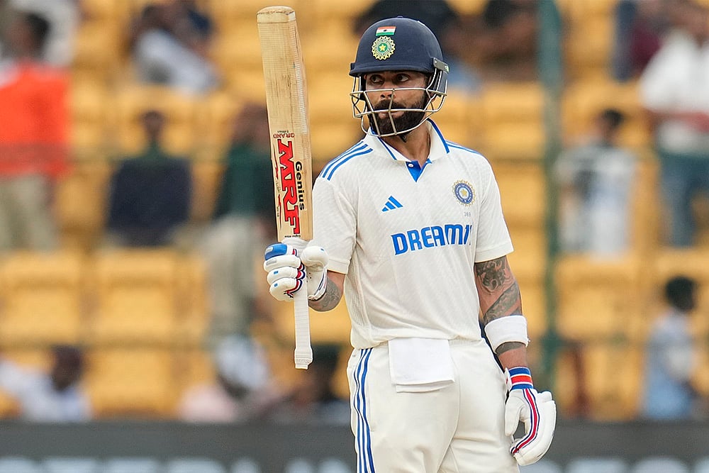 India vs New Zealand 1st Test Cricket Day 3 Photo gallery_Virat Kohli
