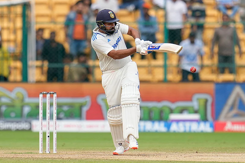 India vs New Zealand 1st Test Cricket Day 3 Photo gallery_Rohit Sharma