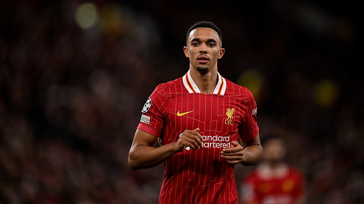 Trent Alexander-Arnold at Anfield.