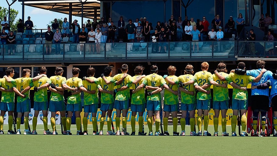 Hockey Australia : The Australian junior men's hockey team.