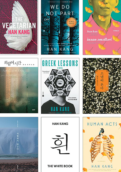 Of Survival and Remembering: A selection of Han Kang’s book covers 