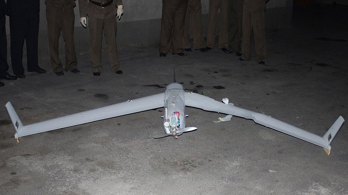 Image released by the North Korean government of what it said was a South Korean drone | 
