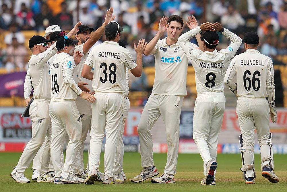India vs New Zealand 1st Test Cricket Day 4 Photo gallery_William ORourke