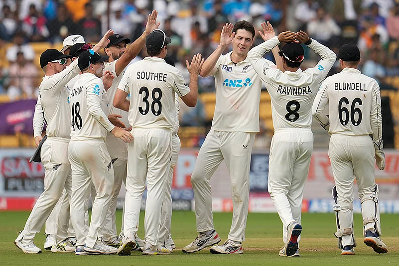India vs New Zealand 1st Test Cricket Day 4 Photo gallery_William ORourke