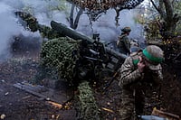 Russia-Ukraine Conflict: Cold War Redux Alex Babenko/AP : Ukrainian servicemen of Khartia brigade fire D-30 Howitzer towards Russian positions in Kharkiv region, Ukraine, Wednesday, Oct. 16, 2024.