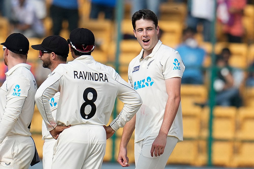 India vs New Zealand 1st Test Cricket Day 4 Photo gallery