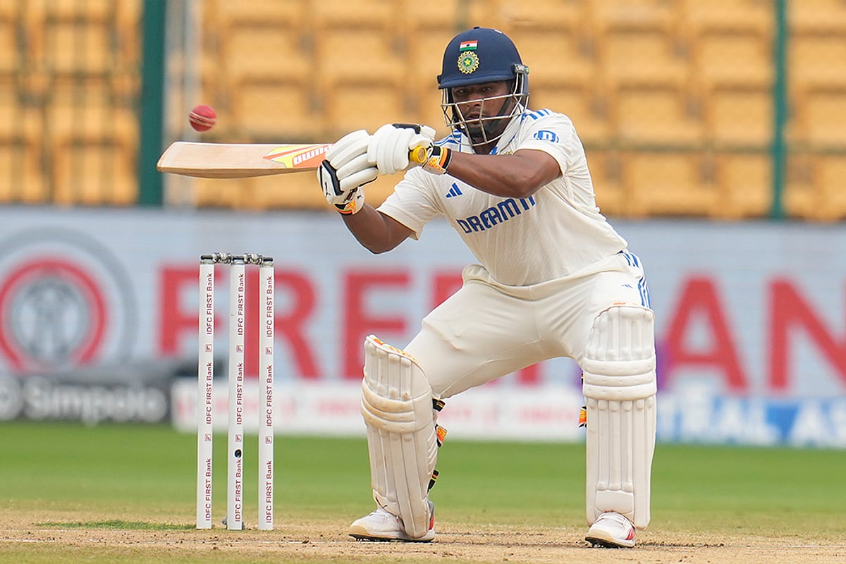 Ind vs NZ 1st Test Cricket Day 4 - Sarfaraz Khan first test century