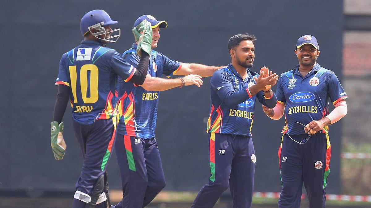Photo: ICC Africa : Seychelles national cricket team.