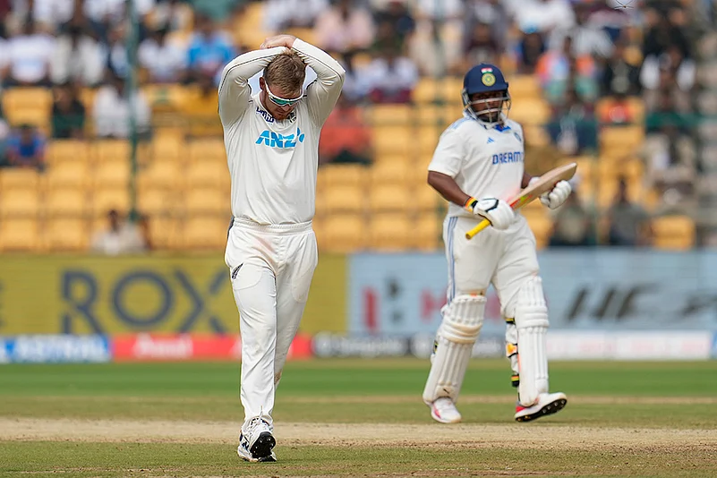 India vs New Zealand 1st Test Cricket Day 4 Photo gallery_Glenn Philips