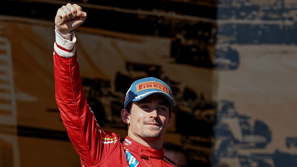 United States Grand Prix winner Charles Leclerc