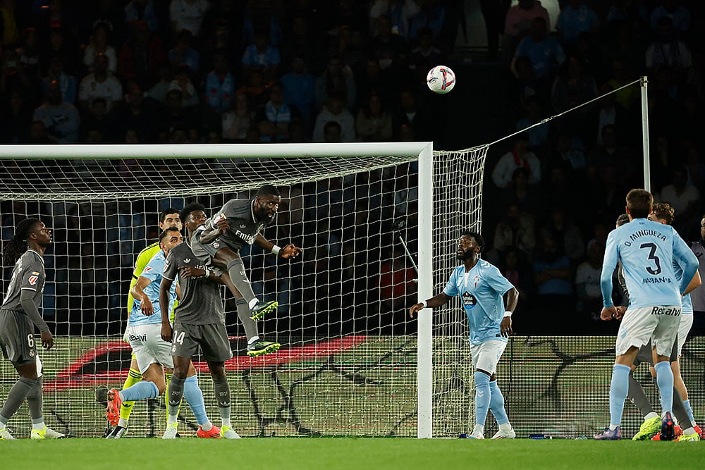2024-25 Spain Soccer La Liga Celta Vigo vs Real Madrid photo gallery_Antonio Rudiger
