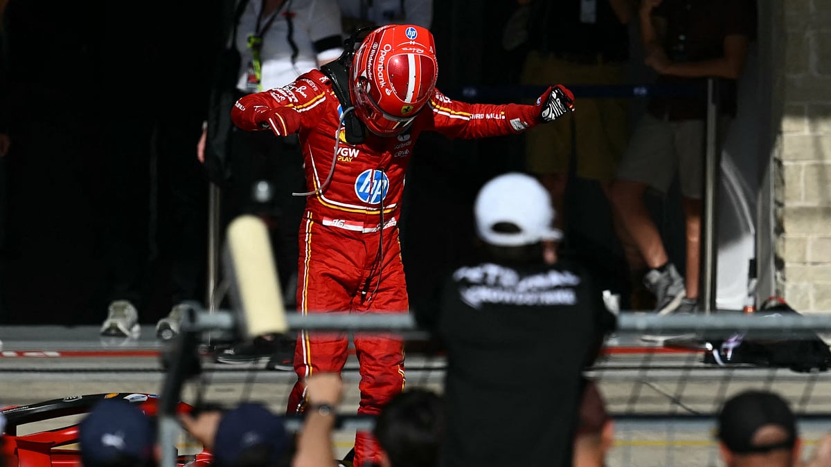 Ferrari's Charles Leclerc wins the United States GP