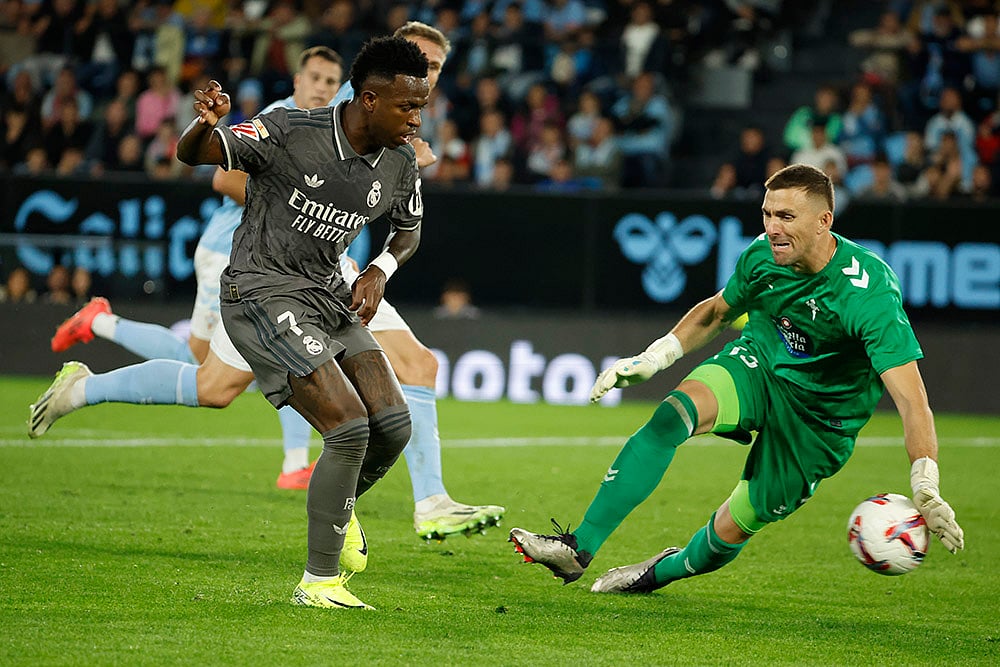 2024-25 Spain Soccer La Liga Celta Vigo vs Real Madrid photo gallery_Vinicius Junior