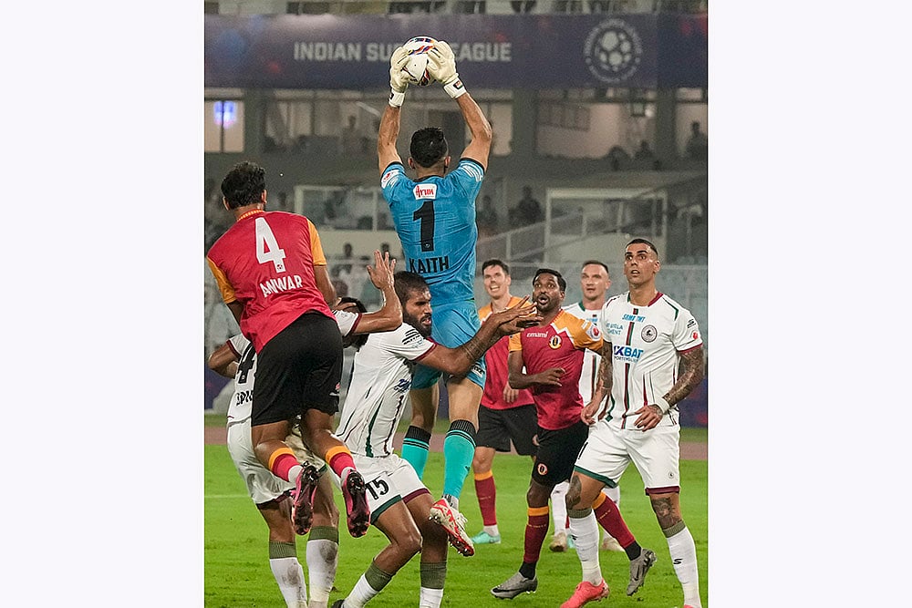 ISL 2024 Mohun Bagan vs East Bengal Football photo gallery_Vishal Kaith