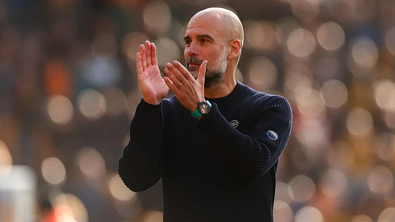 Pep Guardiola was thrilled by his players' patience against Wolves - null