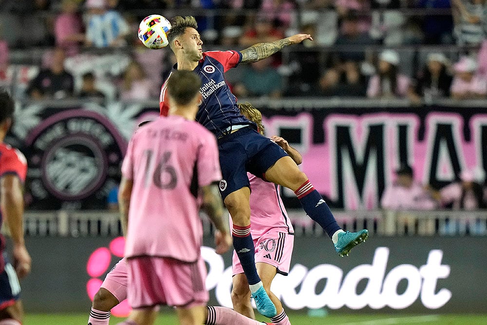 Major League Soccer New England Revolution vs inter Miami Football photo gallery_Giacomo Vrioni