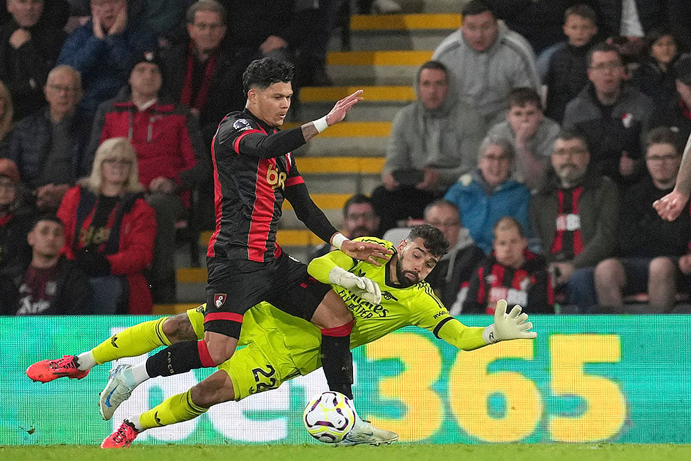 2024-25 English Premier League soccer Arsenal Vs Bournemouth photo gallery_Evanilson
