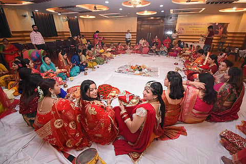 'Karwa Chauth' festival in Patna