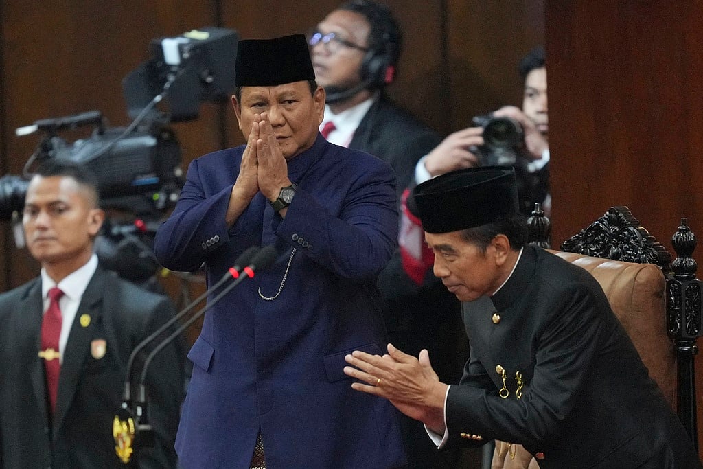 | Photo: AP : Former Defence Minister Prabowo Subianto Sworn In As Indonesia's Eighth President
