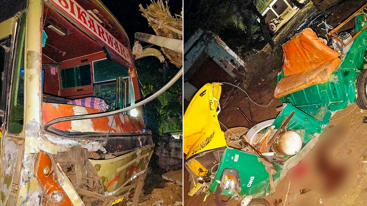 Rajasthan bus tempo collision