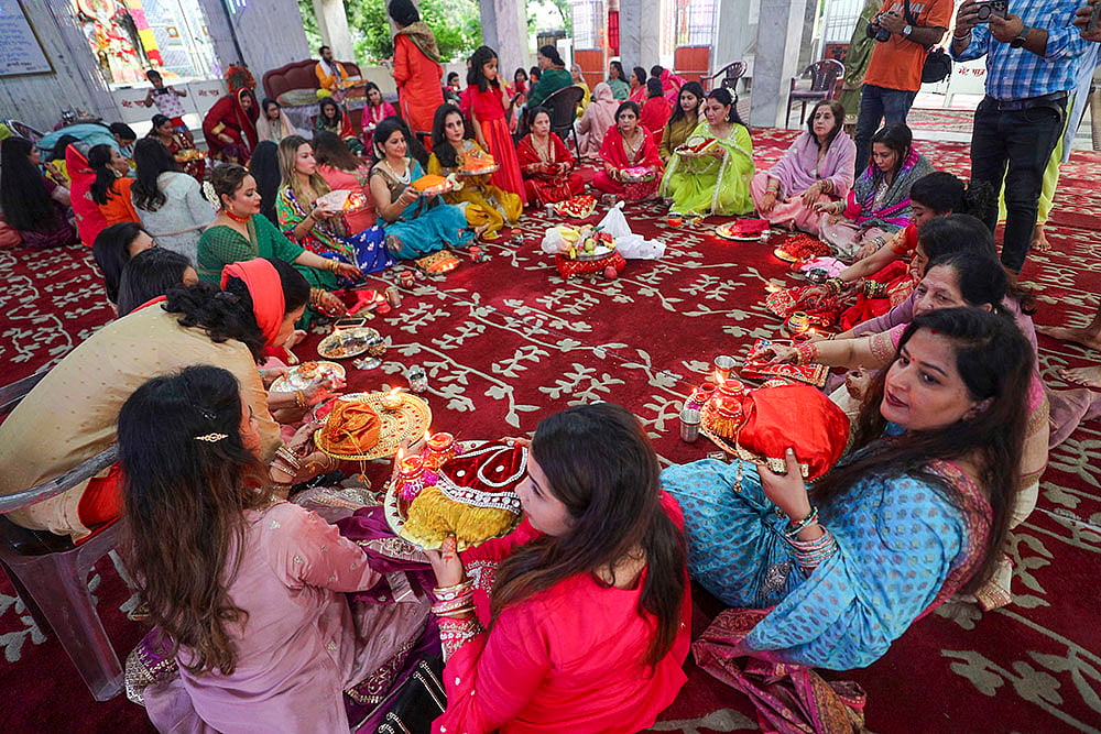 Karva Chauth celebration in Jammu
