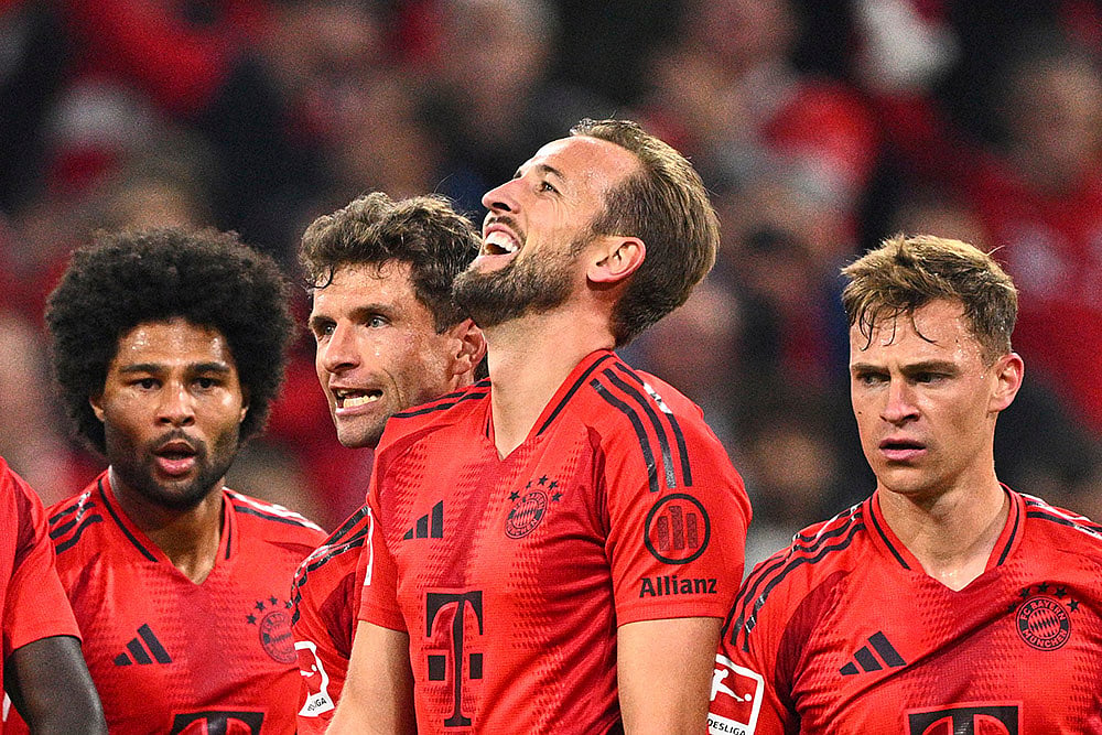 2024-25 Bundesliga soccer Bayern Munich Vs Stuttgart photo gallery_Munichs Harry Kane