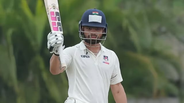 File photo : India middle-order batter Rinku Singh plays for Uttar Pradesh in Ranji Trophy.