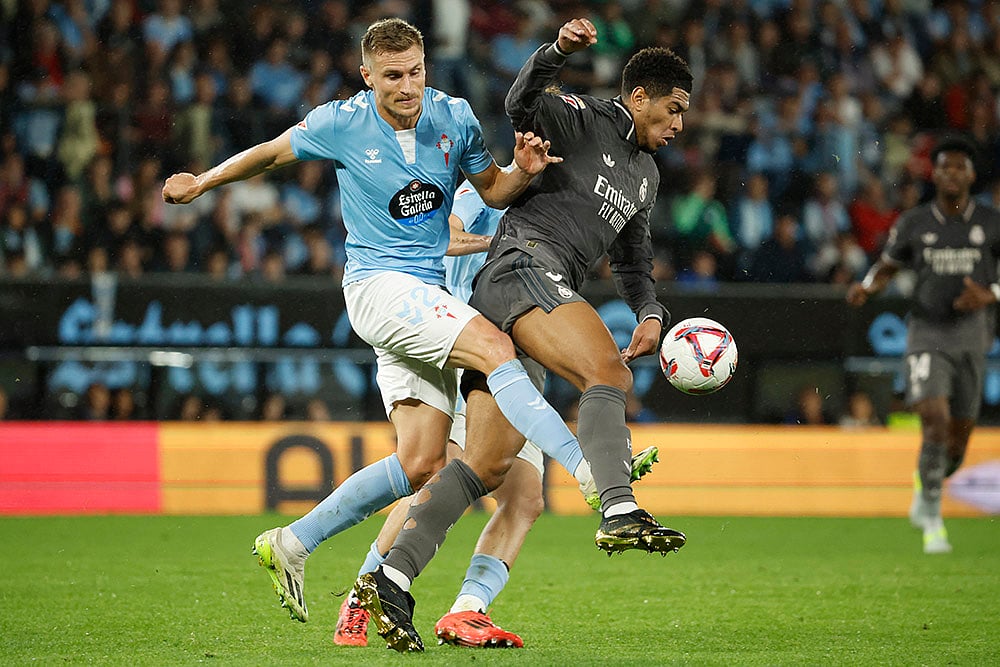 2024-25 Spain Soccer La Liga Celta Vigo vs Real Madrid photo gallery_Jude Bellingham