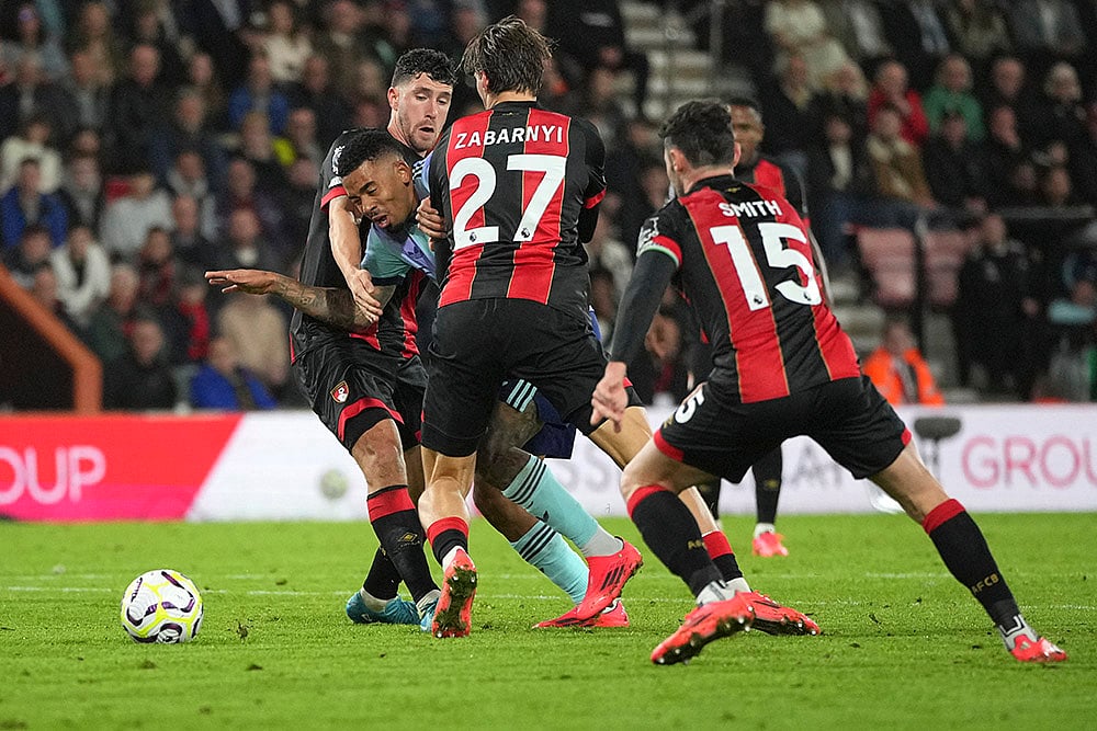 2024-25 English Premier League soccer Arsenal Vs Bournemouth photo gallery_Gabriel Jesus