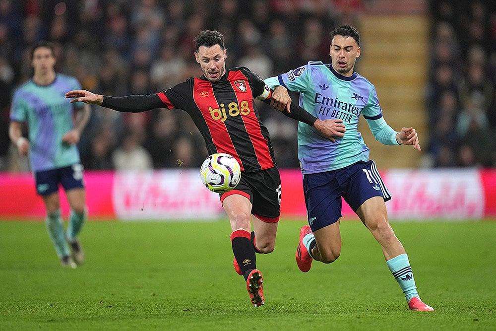2024-25 English Premier League soccer Arsenal Vs Bournemouth photo gallery_Adam Smith