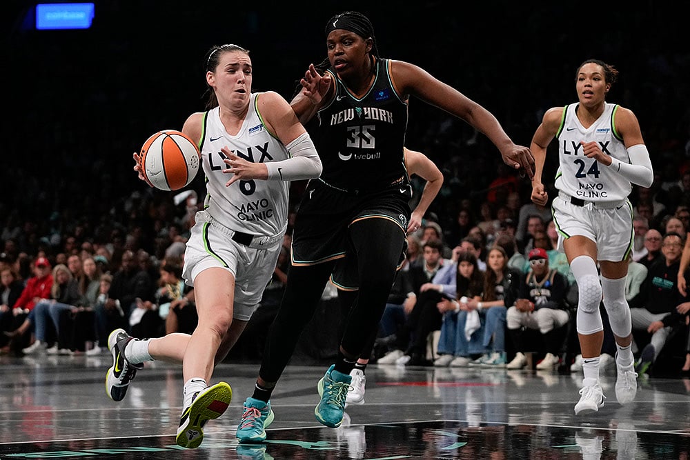2024 WNBA Basketball Finals New York Liberty vs Minnesota Lynx photo gallery_Bridget Carleton