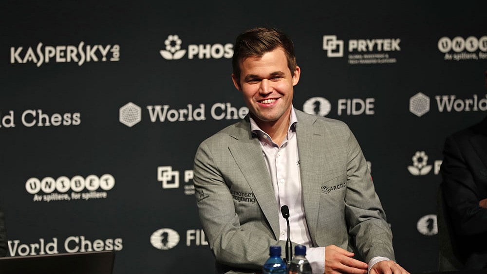 Magnus Carlsen at World Chess Championships - File