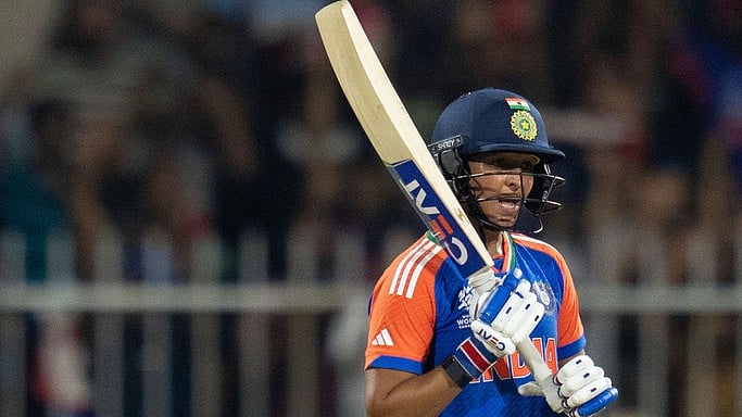 AP : India Women captain Harmanpreet Kaur in action.