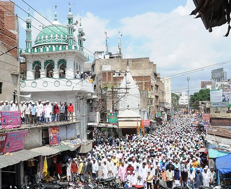 Muslims offering last Friday Namaz in Ranchi - Getty Images