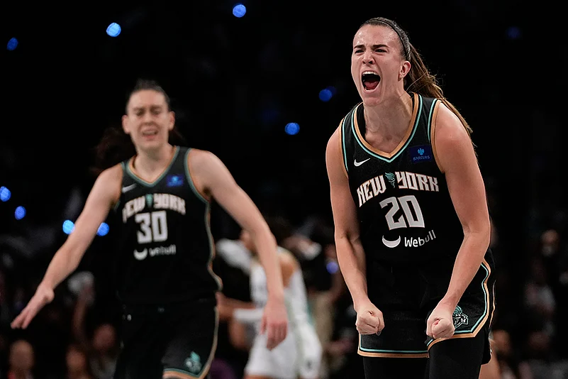 2024 WNBA Basketball Finals New York Liberty vs Minnesota Lynx photo gallery_Sabrina Ionescu