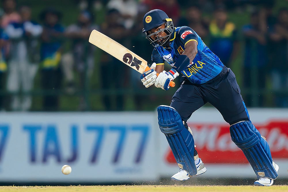 Sri Lanka vs West Indies First ODI cricket photo gallery_Janith Liyanage