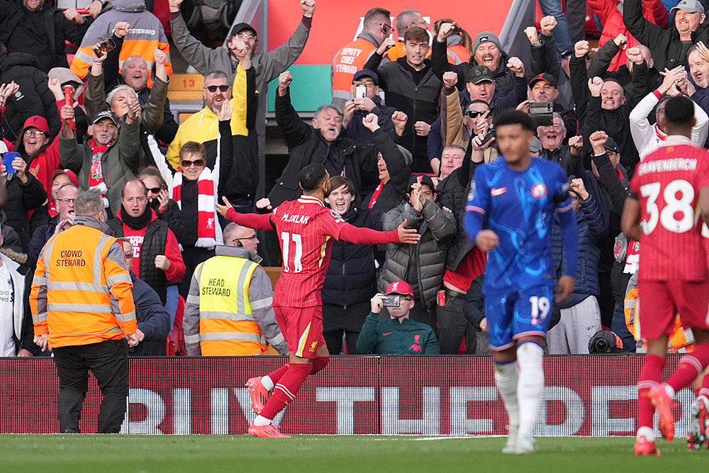Britain Soccer Premeir League 2024-25 Liverpool vs Chelsea photo gallery_