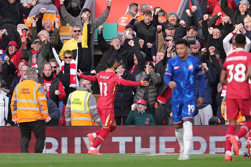Britain Soccer Premeir League 2024-25 Liverpool vs Chelsea photo gallery_