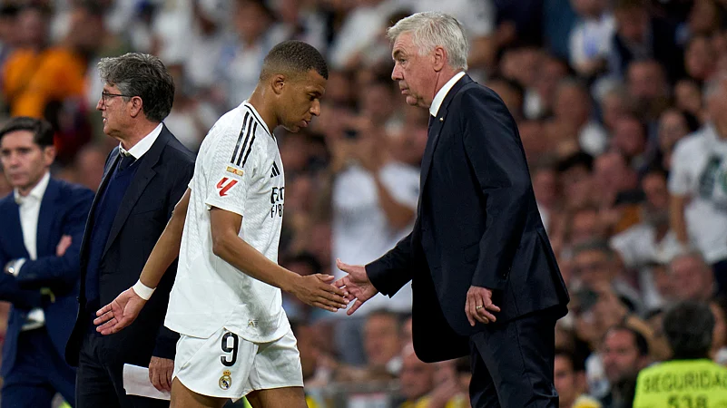 Carlo Ancelotti Kylian Mbappe