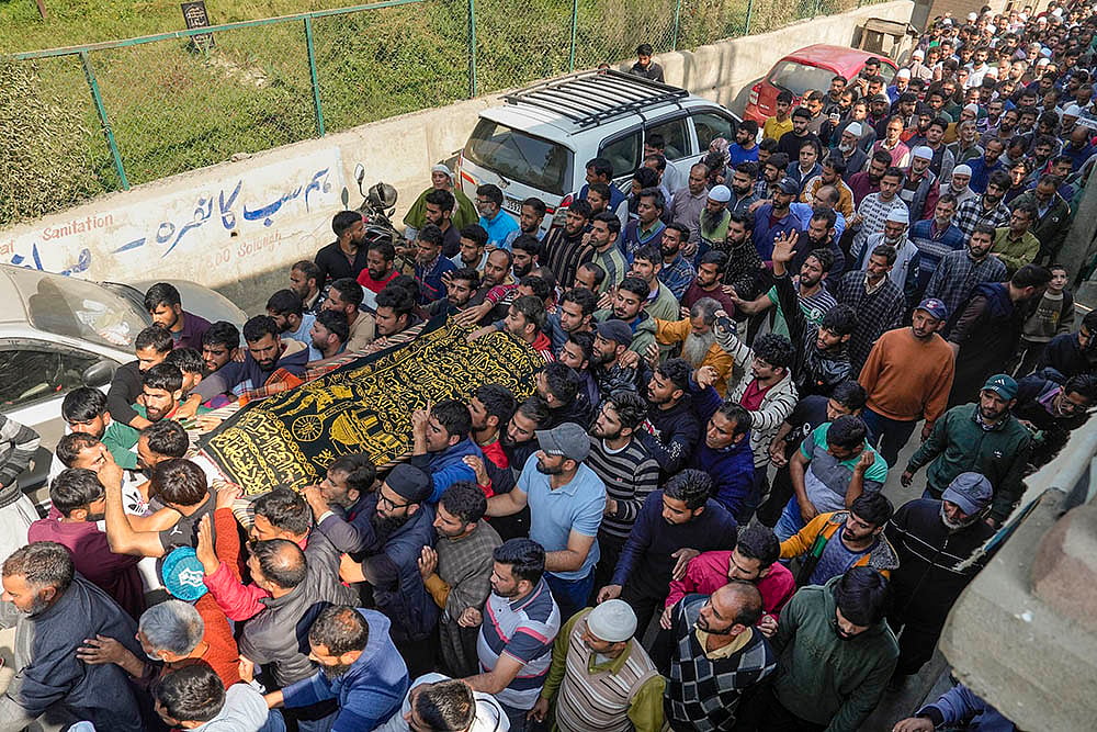 Ganderbal attack: Deceased doctors funeral