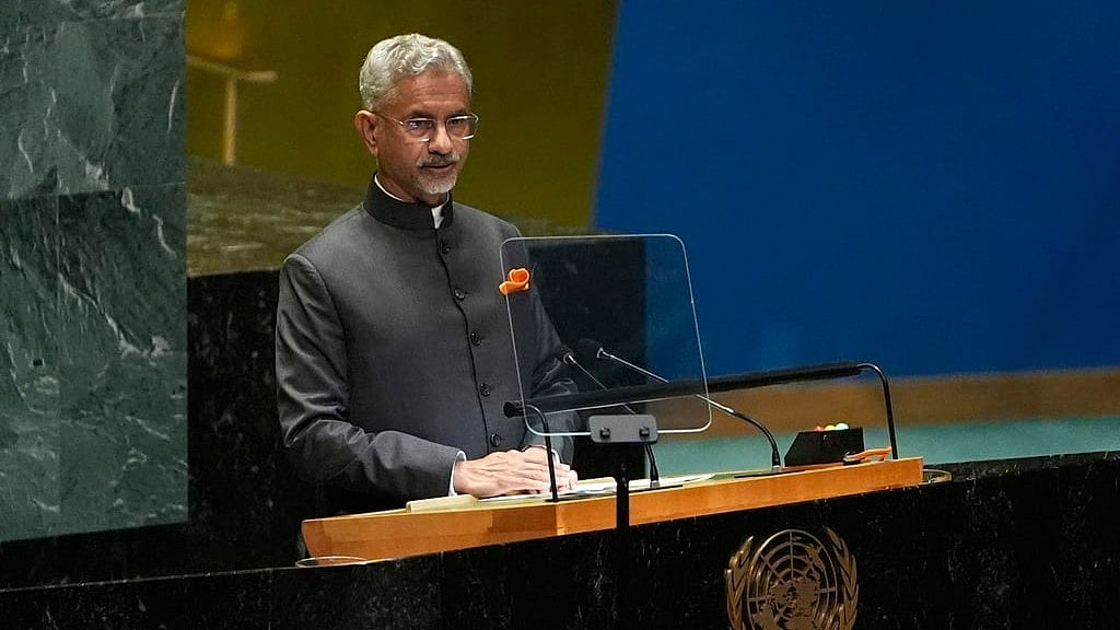| Photo: Pamela Smith for AP : External Affairs Minister S Jaishankar At 79h UNGA 