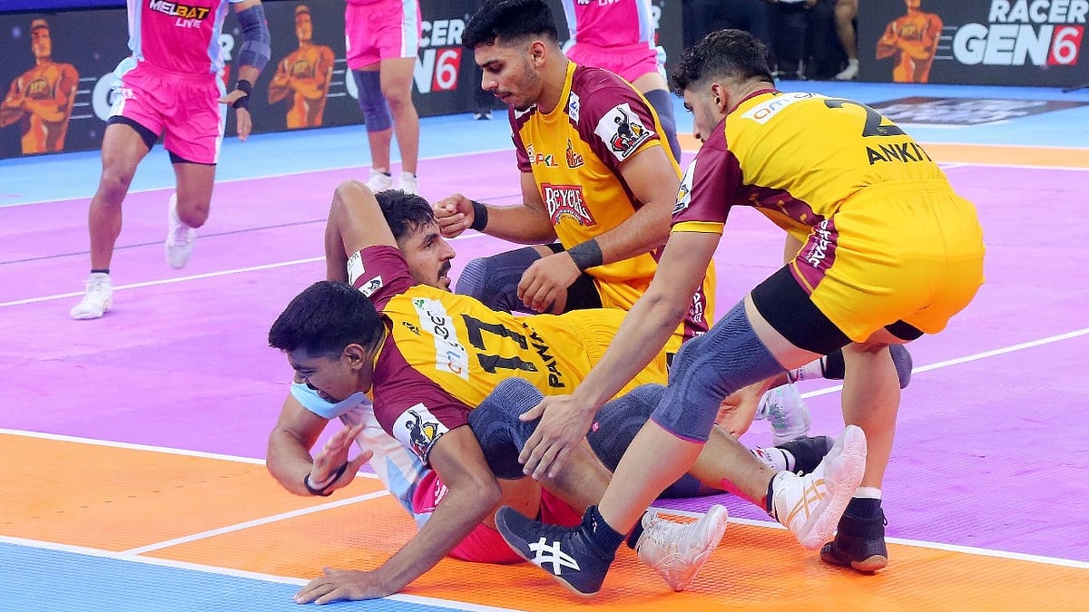 Special arrangement : Jaipur Pink Panthers vs Telugu Titans at PKL 11