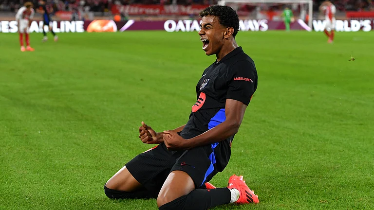 Lamine Yamal has caught the eye, and the world's attention, for Barcelona. - null