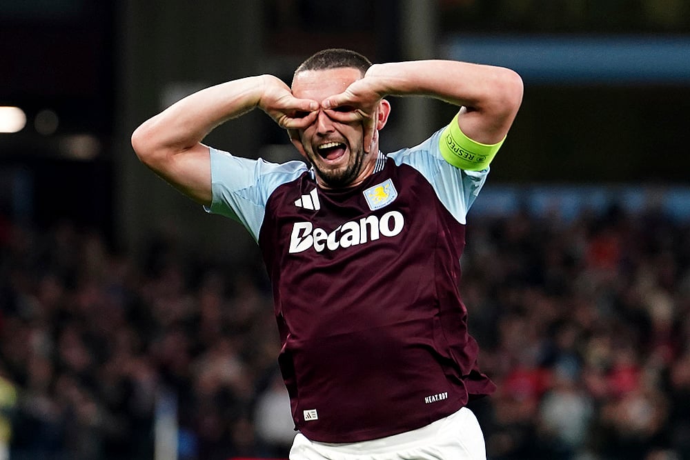 2024-25 UEFA Champions League soccer Aston Villa Vs Bologna Photo gallery_John McGinn