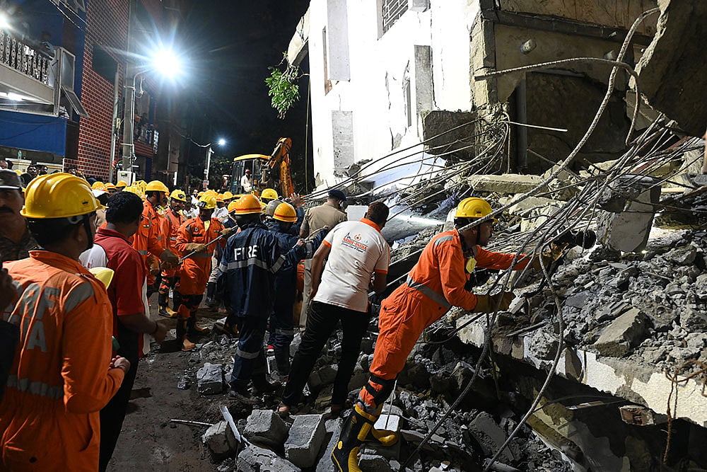 Bengaluru Rain Building Collapse