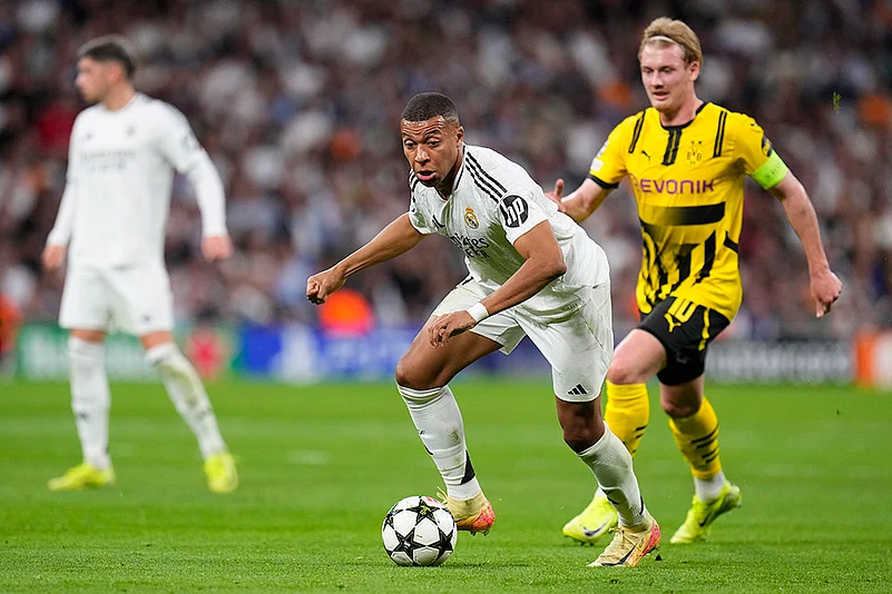 2024-25 UEFA Champions League soccer Real Madrid vs Borussia Dortmund Photo gallery_Kylian Mbappe